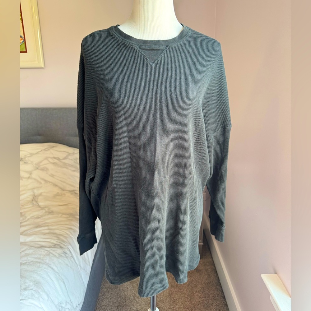 Free People Faded Black Early Night Thermal Size XS